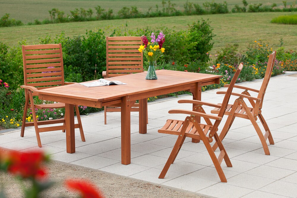 Merxx La Plata Set 5tlg. Seitenausziehtisch - Bild 1