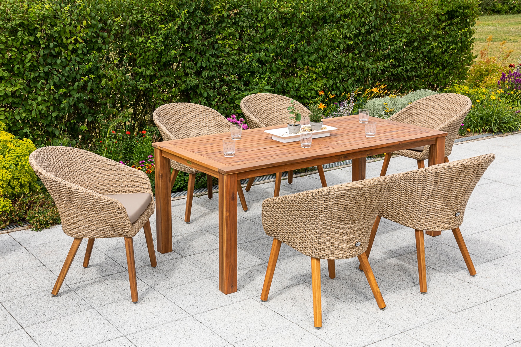 Merxx Arrone Set 7tlg. Tisch 185x90 cm - Bild 1