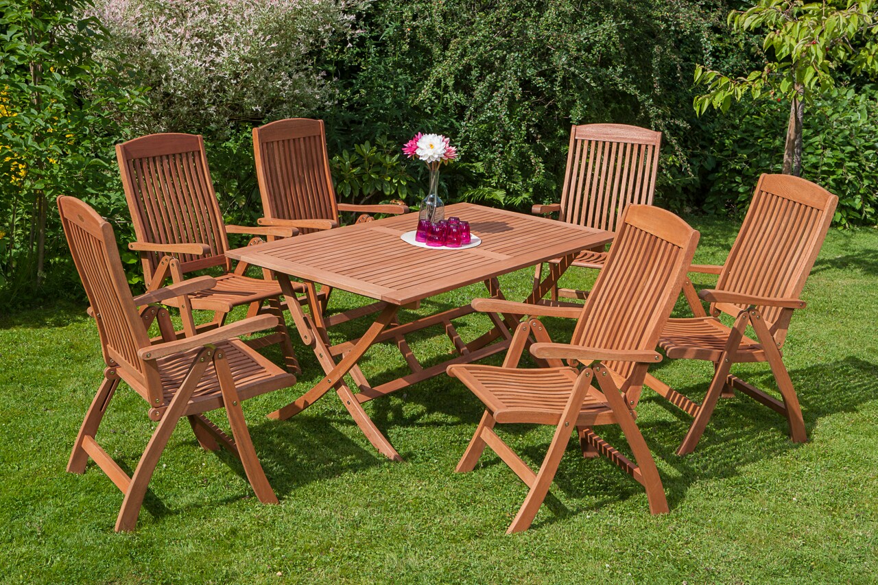 Merxx Maracaibo Set 7tlg. Klapptisch | 04033662996455