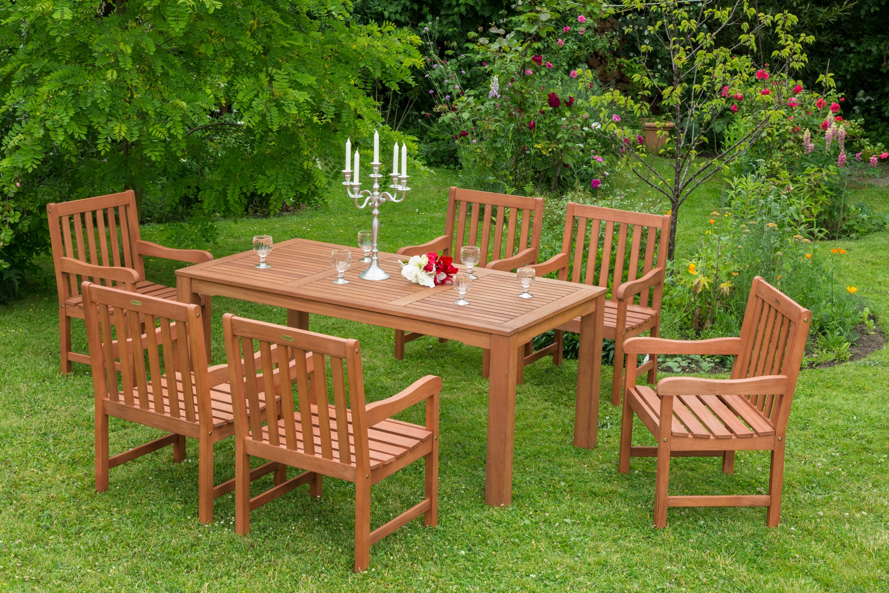 Merxx Santos Set 7tlg. Tisch 170x90 cm - Bild 1