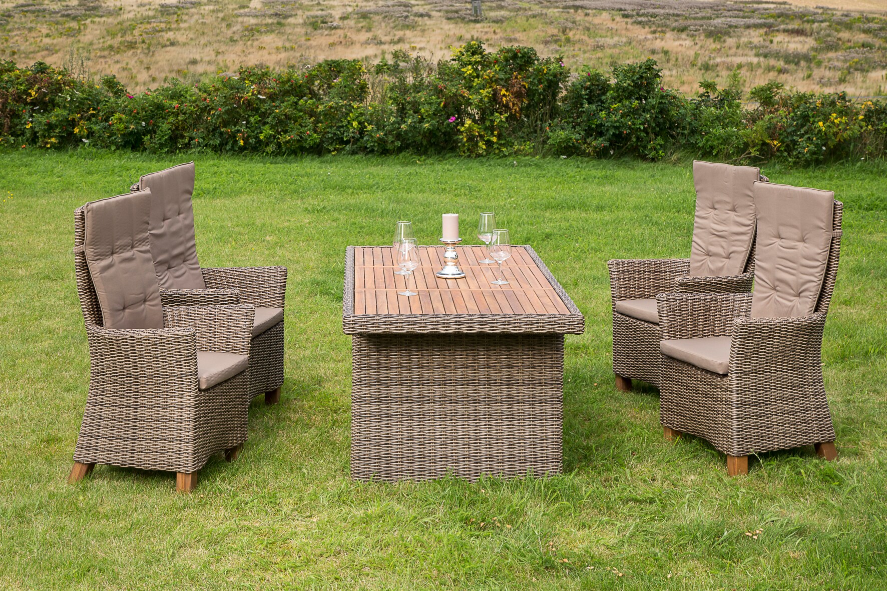 Merxx Toskana Set 9tlg. Tisch 185x90 cm - Bild 1