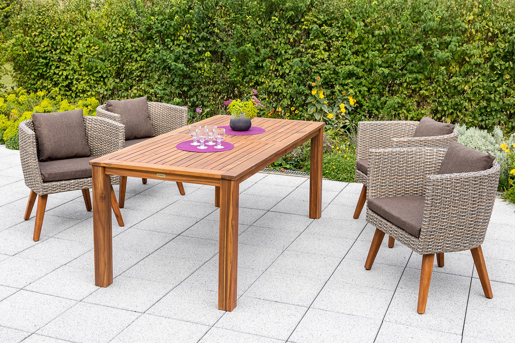 Merxx Imperia Set 5tlg. Tisch 185×90 cm | 04033662987835