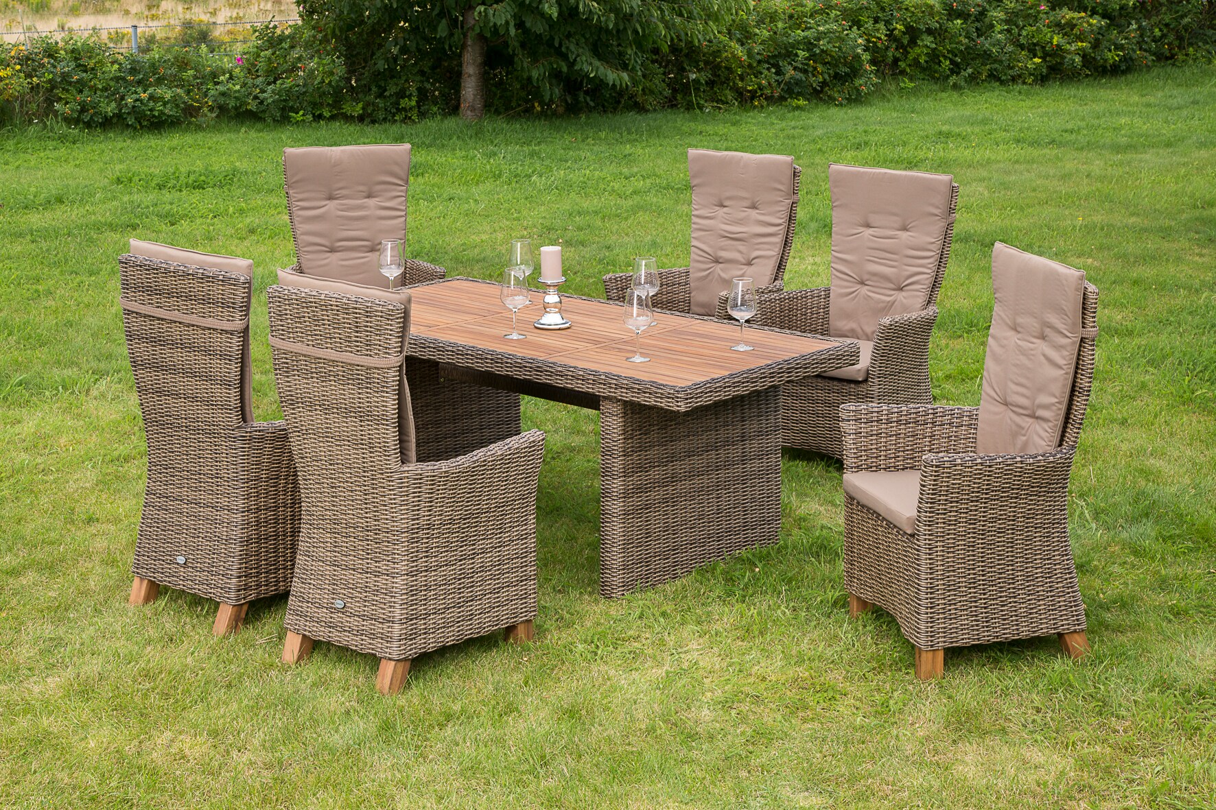 Merxx Toskana Set 13tlg. Tisch 185x90 cm - Bild 1