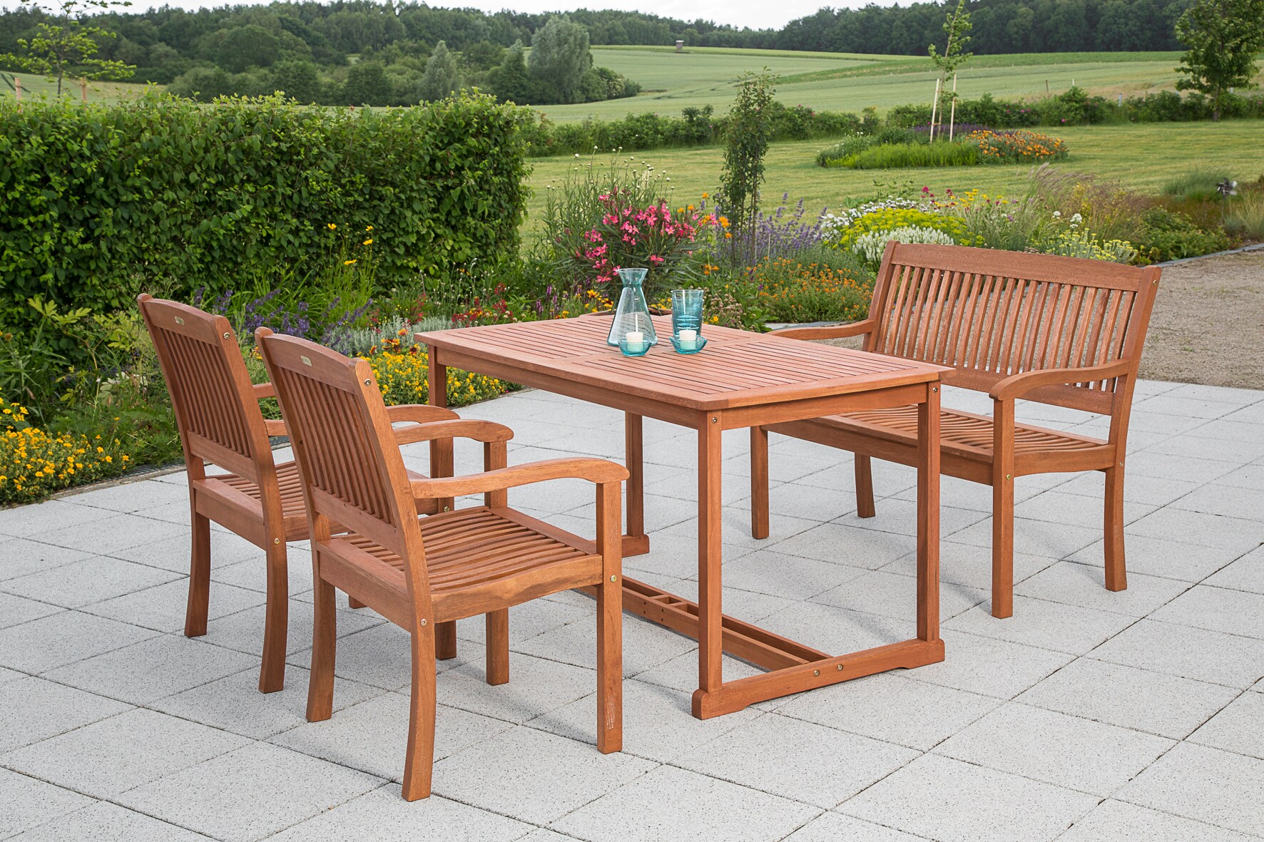 Merxx Maracaibo Set 4tlg. Tisch 140x80 cm - Bild 1