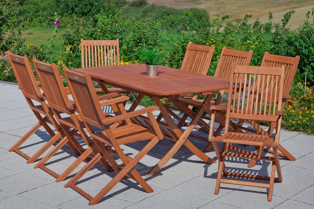 Merxx Rio Set 7tlg. Klappausziehtisch - Bild 1