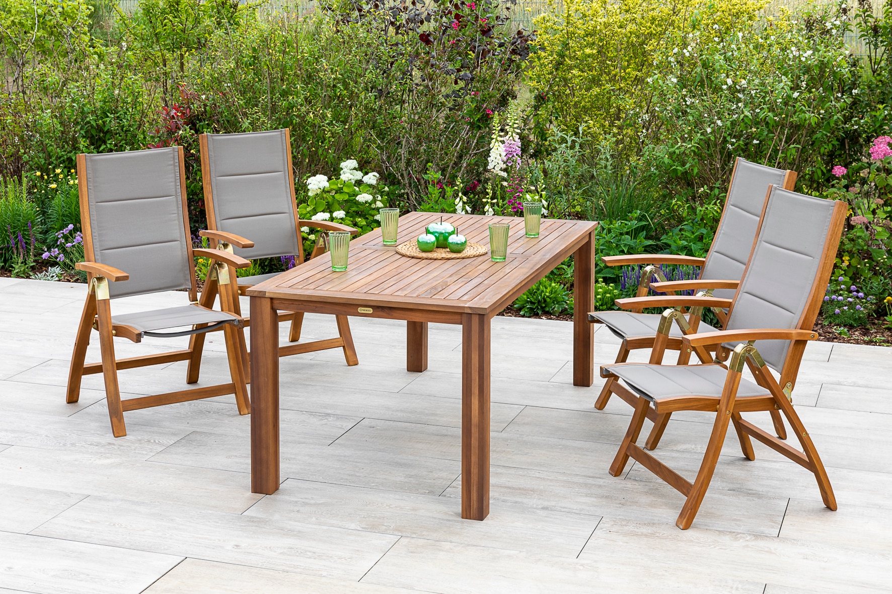 Merxx Acapulco Set 5tlg. Tisch 185x90cm - Bild 1