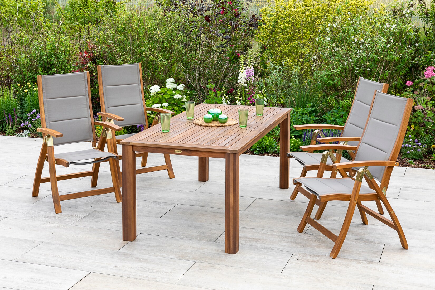 Merxx Acapulco Set 5tlg. Tisch 185x90cm | 04033662986654