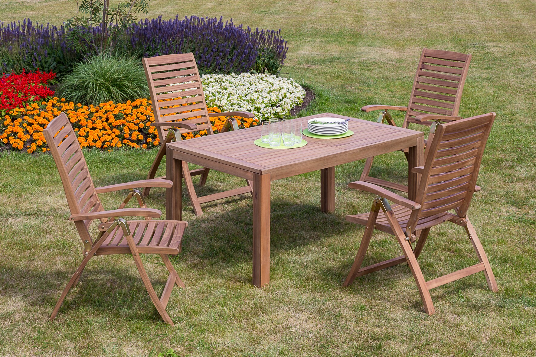 Merxx Parabaiba Set 5tlg. Ausziehtisch - Bild 1