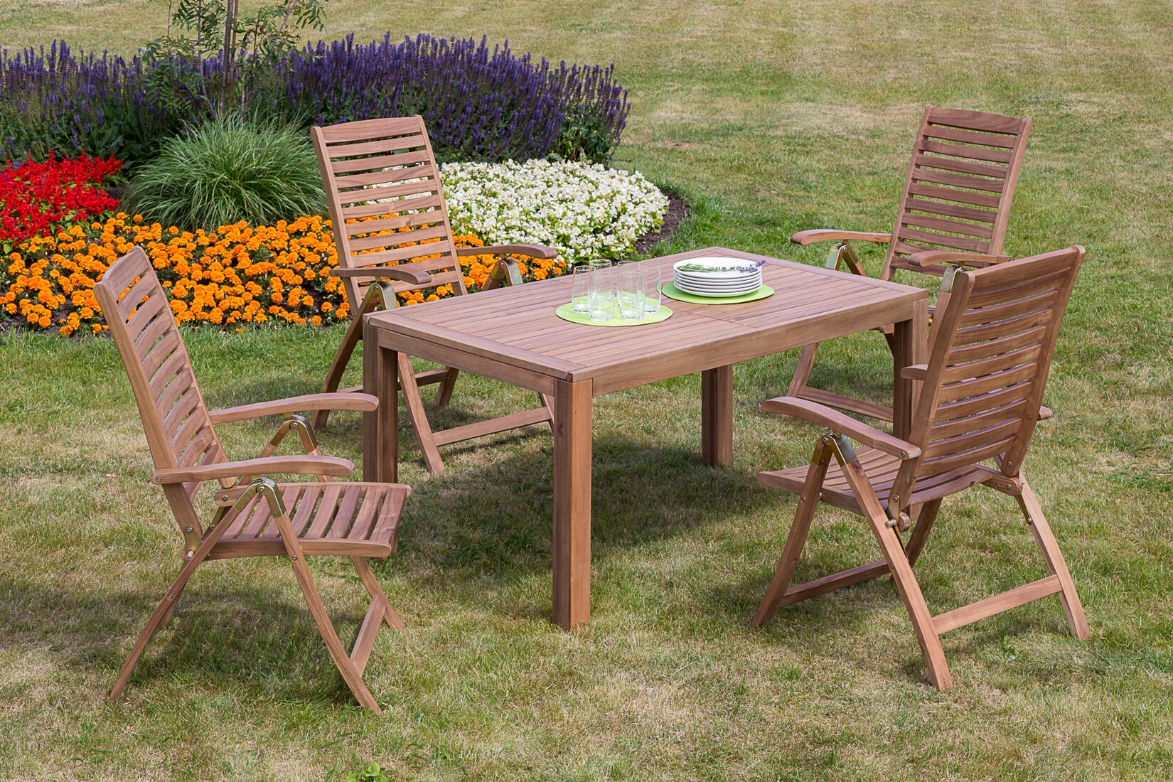 Merxx Parabaiba Set 5tlg. Ausziehtisch | 04033662995441