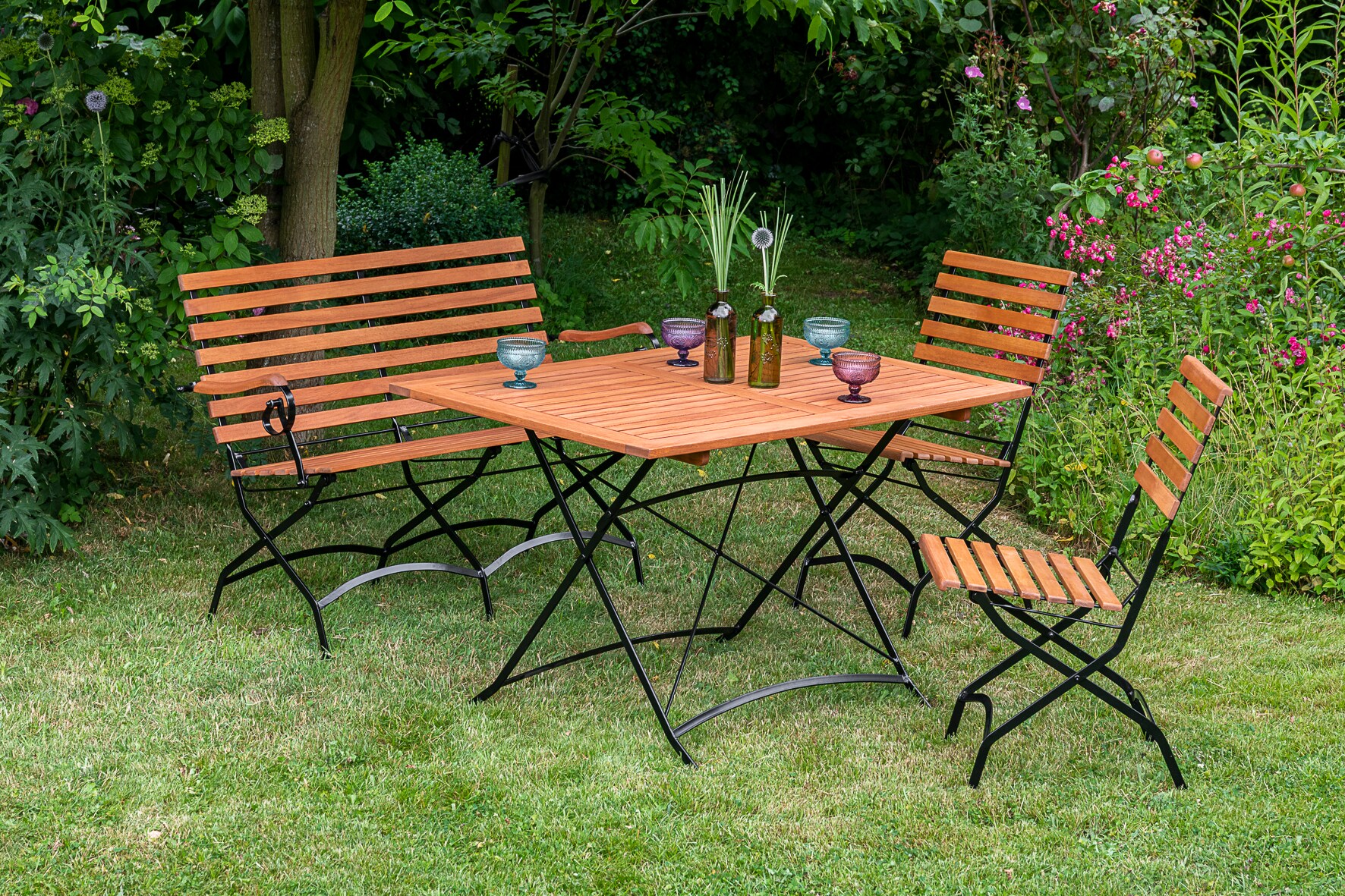 Merxx Schlossgarten Set 4tlg. Tisch 120x80 cm - Bild 1