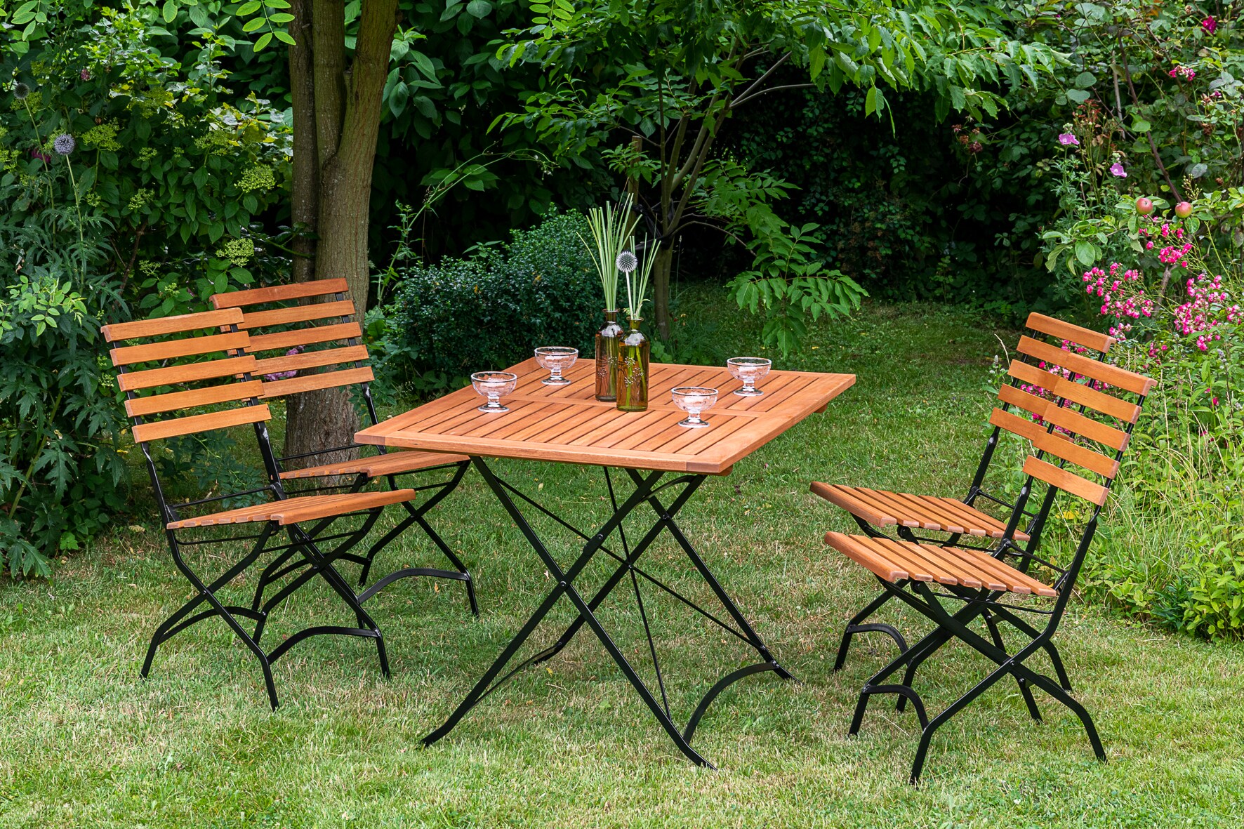 Merxx Schlossgarten Set 5tlg. Tisch 120x80 cm - Bild 1