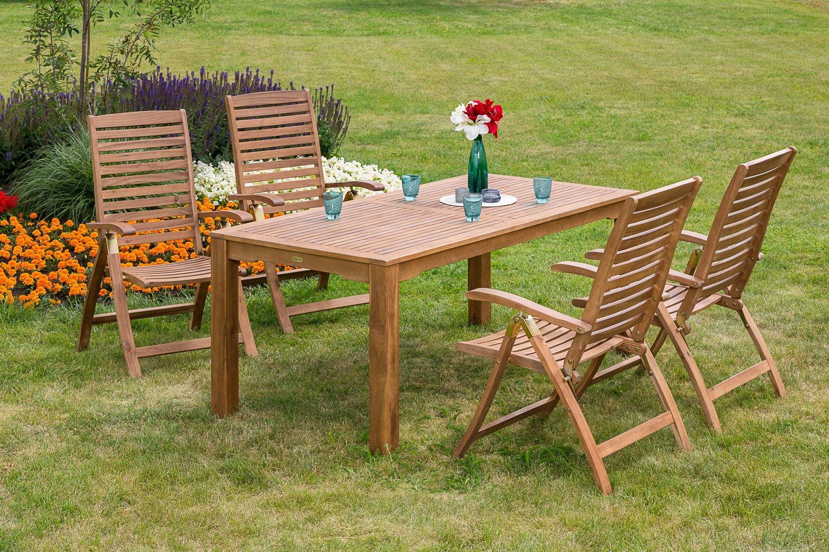 Merxx Parabaiba Set 5tlg. Tisch 185×90 cm | 04033662995403