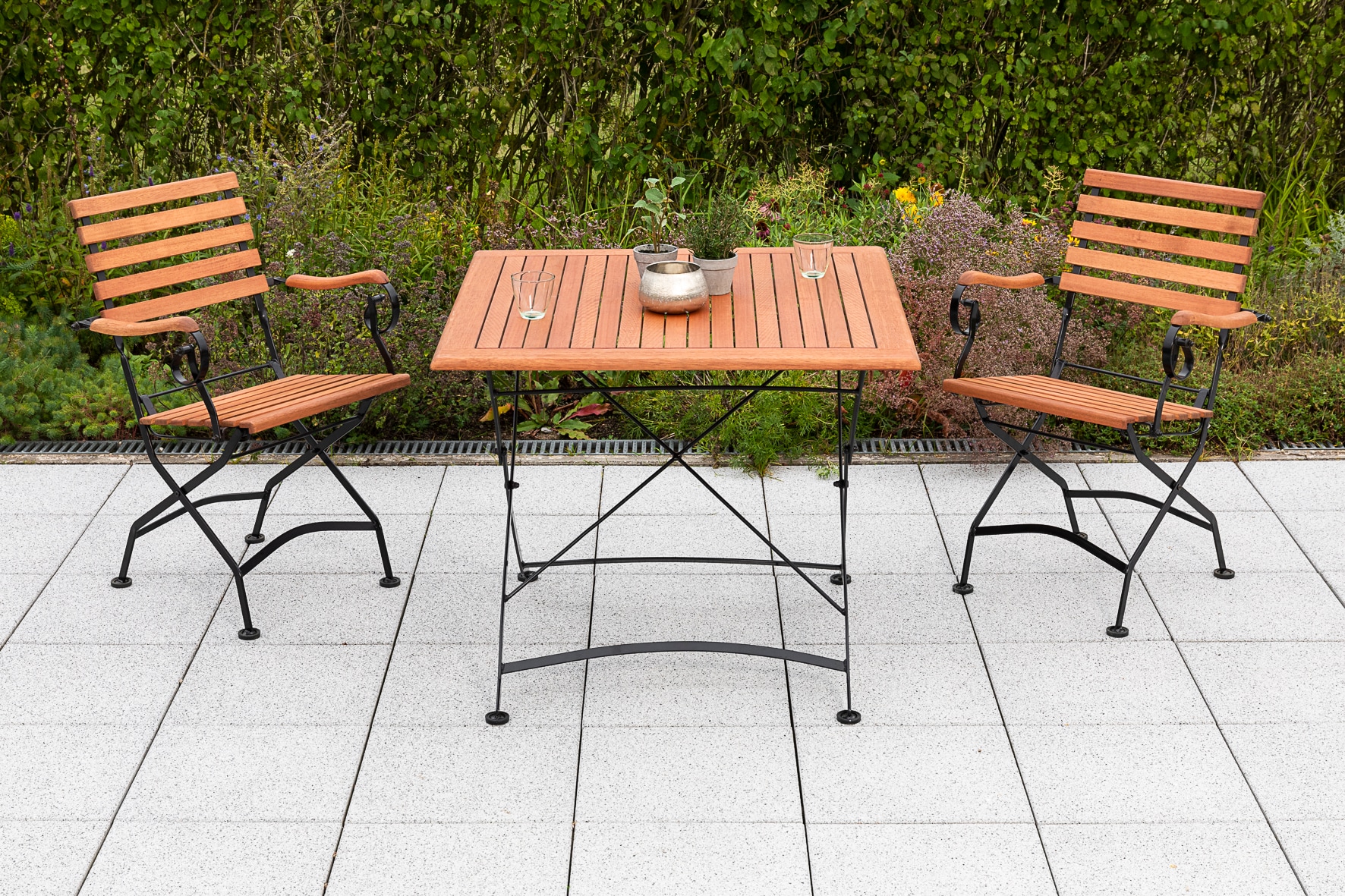 Merxx Schlossgarten Set 3tlg. Klapptisch - Bild 1