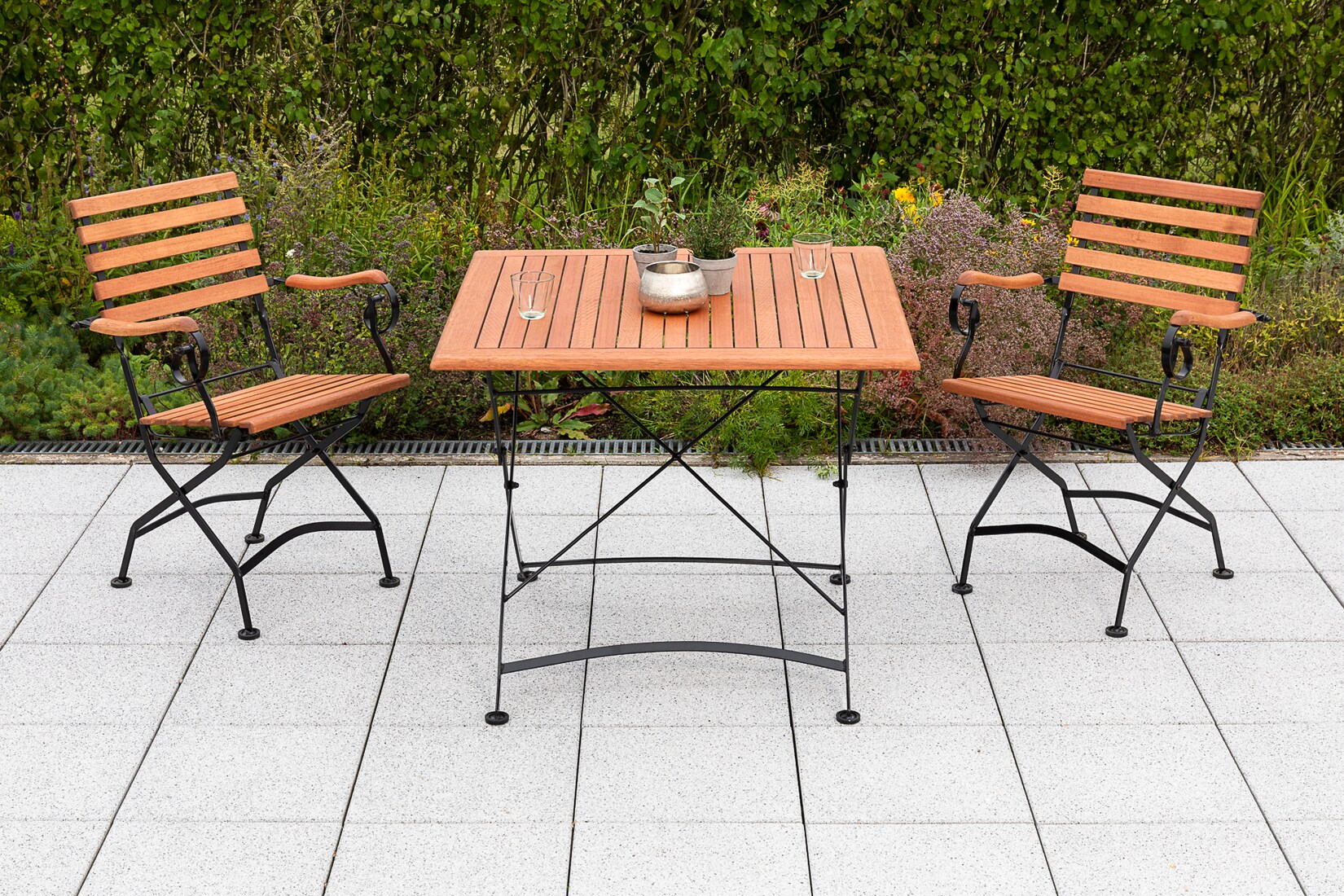 Merxx Schlossgarten Set 3tlg. Klapptisch | 04033662986524