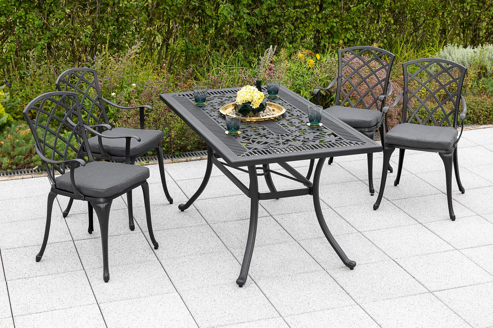 Merxx Rhodos Set 9tlg. Tisch 140×80 cm | 04033662986326