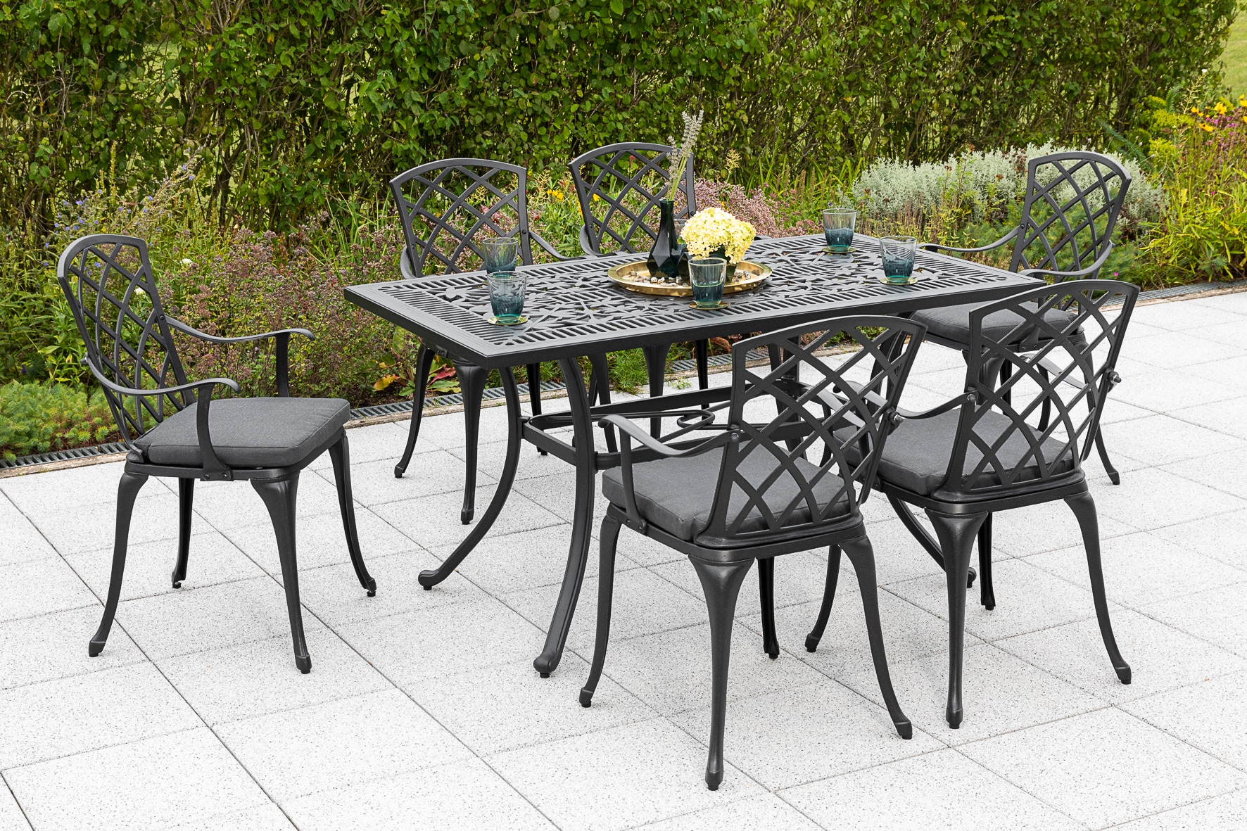 Merxx Rhodos Set 13tlg. Tisch 140x80 cm - Bild 1