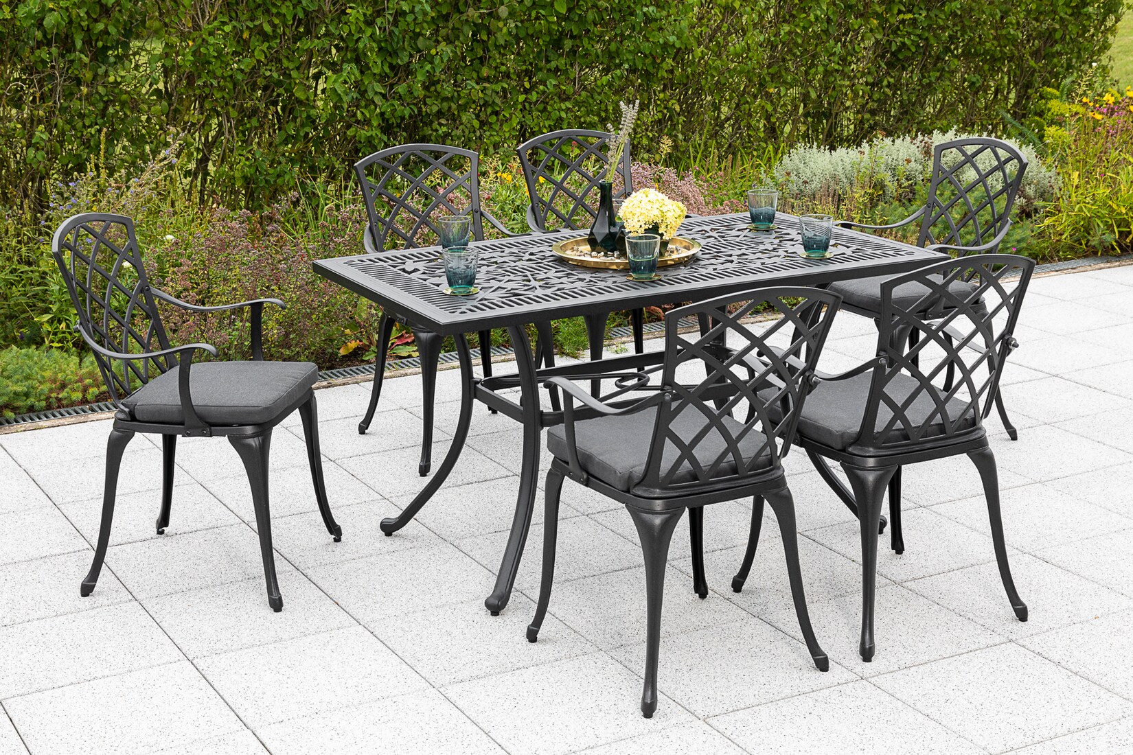 Merxx Rhodos Set 13tlg. Tisch 140×80 cm | 04033662986302