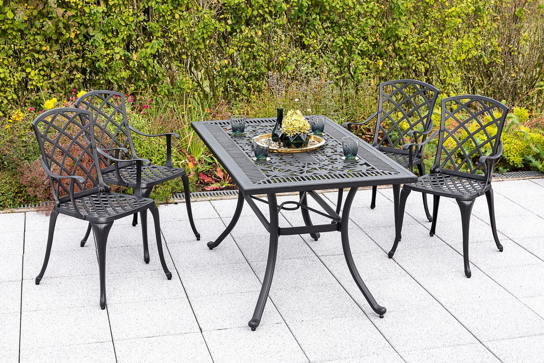 Merxx Rhodos Set 5tlg. Tisch 140x80 cm - Bild 1