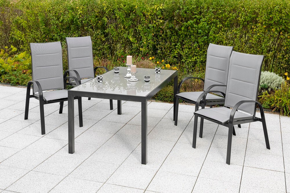 Merxx 5tlg. Marini Set Tisch 150x90 cm - Bild 1