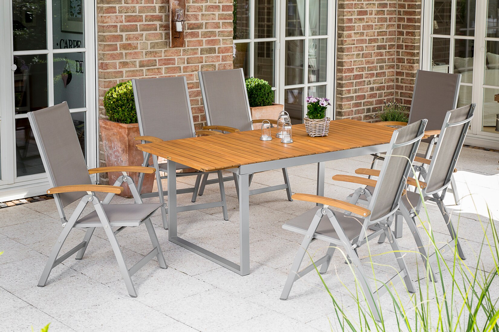 Merxx Naxos Set 7tlg. Ausziehtisch | 04033662993973