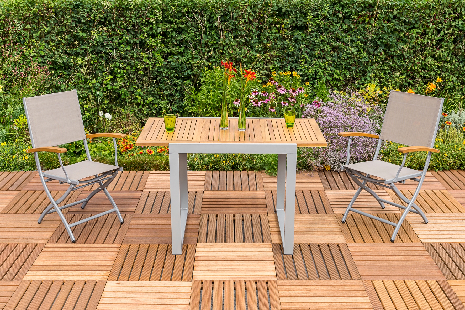 Merxx Naxos Set 3tlg. Balkonausziehtisch - Bild 1