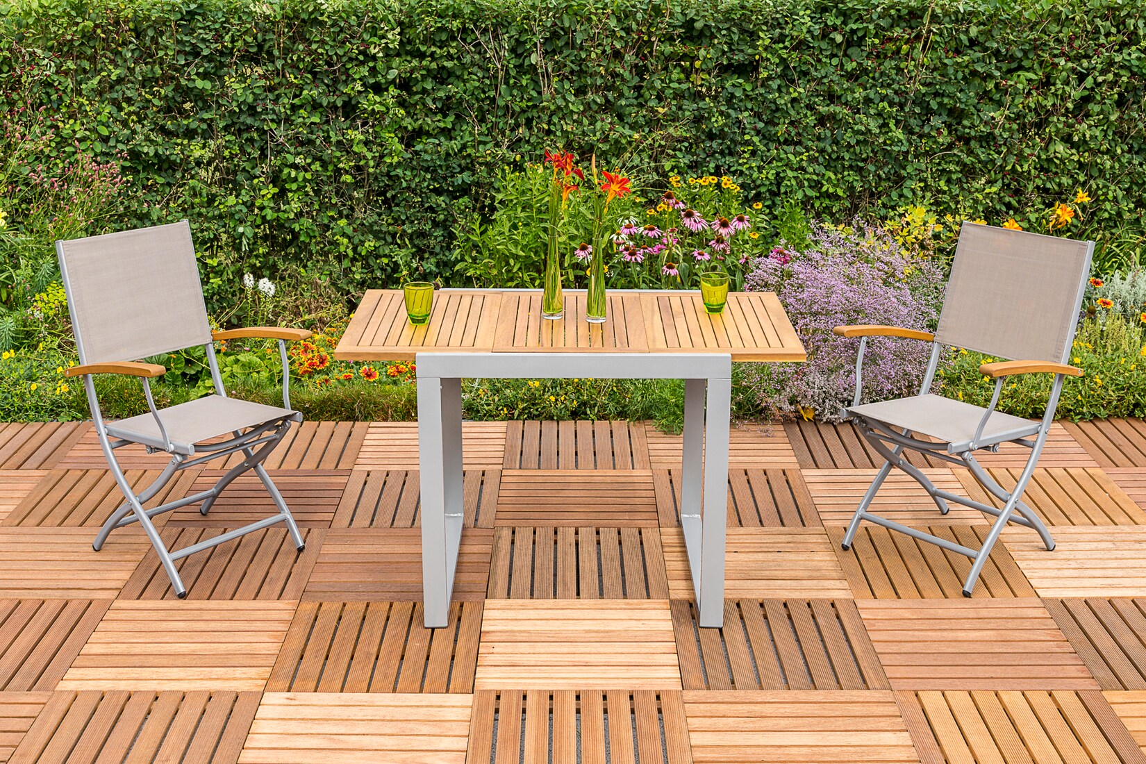 Merxx Naxos Set 3tlg. Balkonausziehtisch | 04033662995366