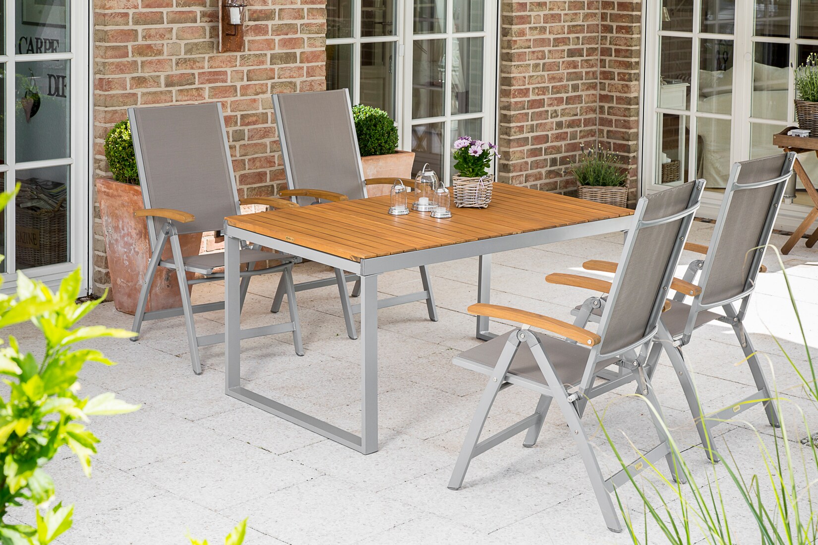 Merxx Naxos Set 5tlg. Ausziehtisch | 04033662993980