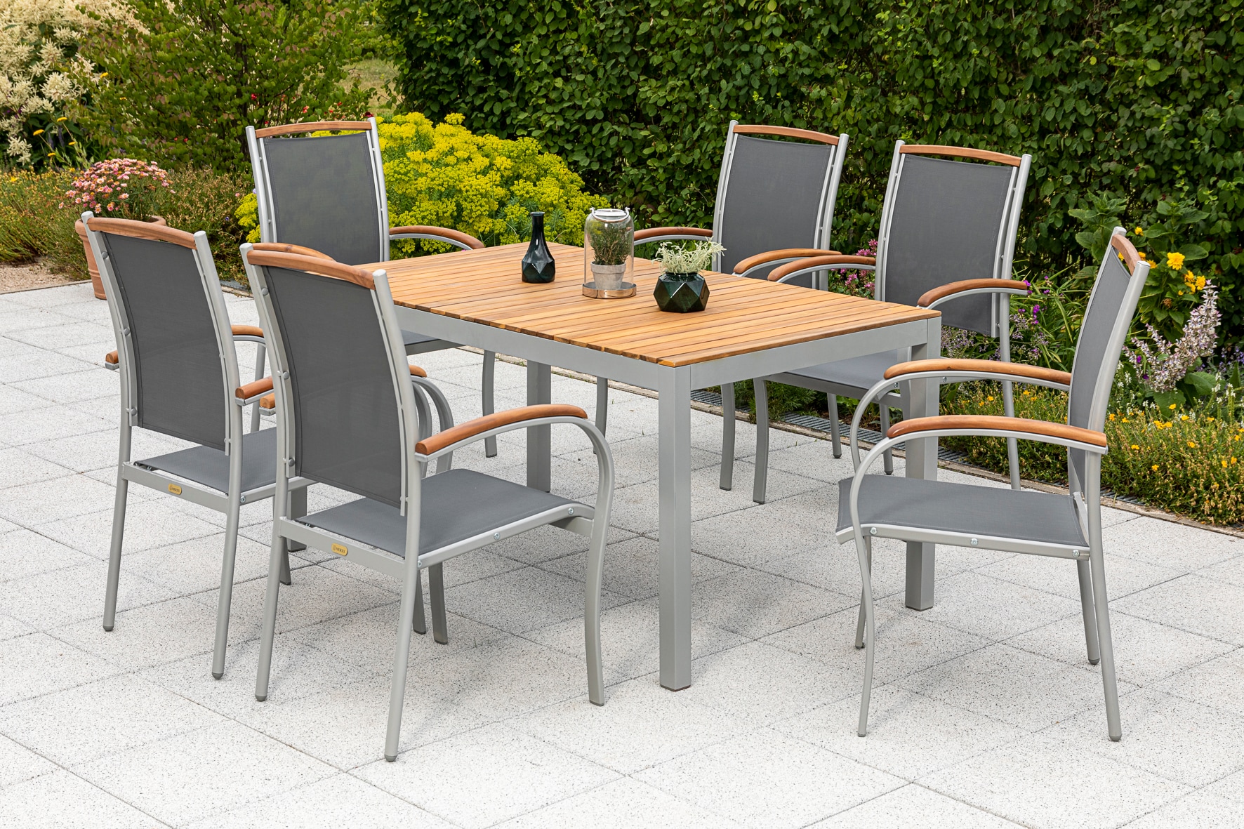 Merxx Siena Set 7tlg. Tisch 150x90 cm - Bild 1