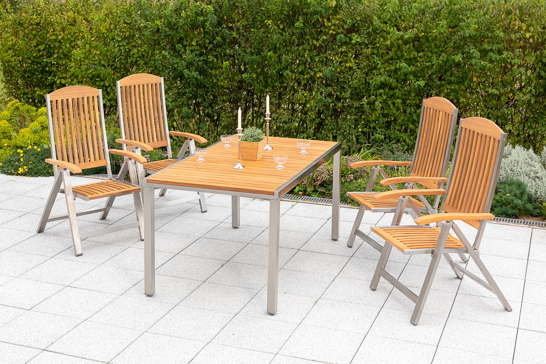 Merxx Keros Set 5tlg. Tisch 150x90 cm - Bild 1