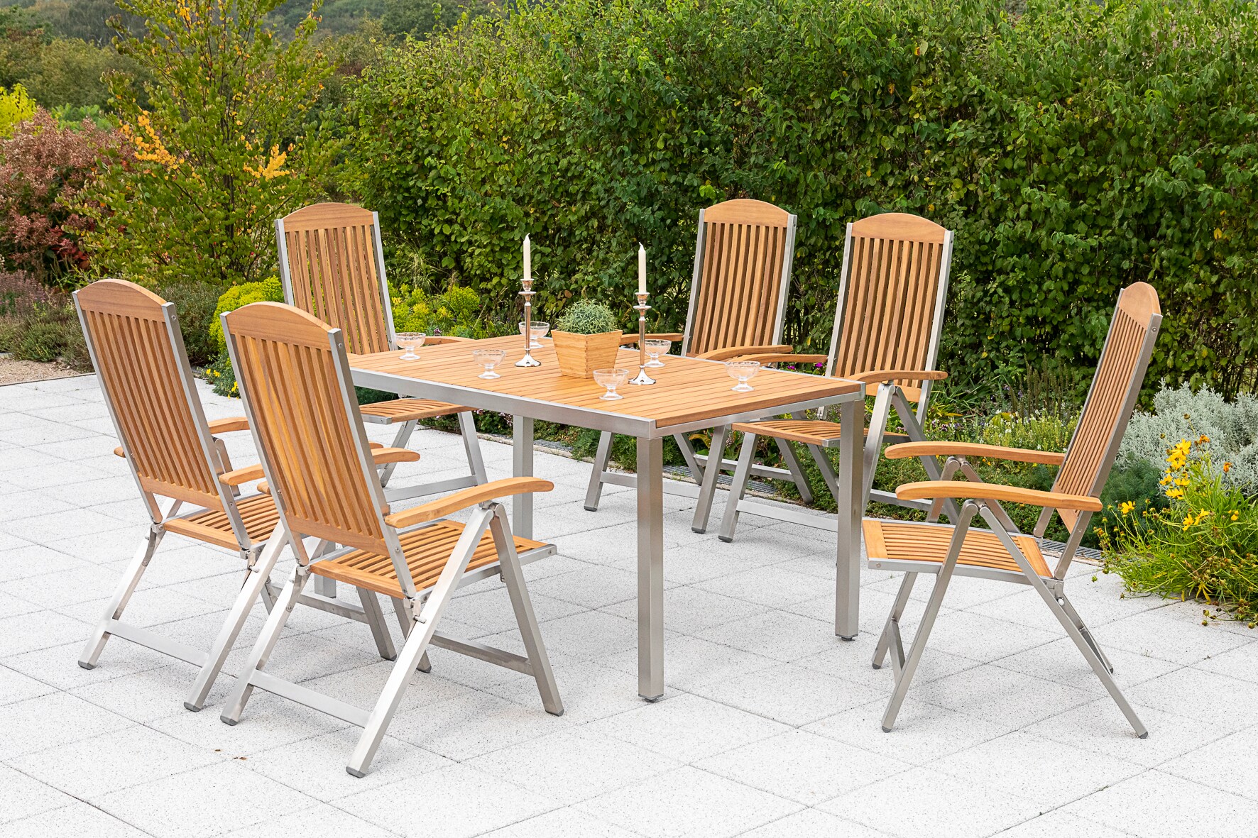 Merxx Keros Set 7tlg. Tisch 150x90 cm - Bild 1