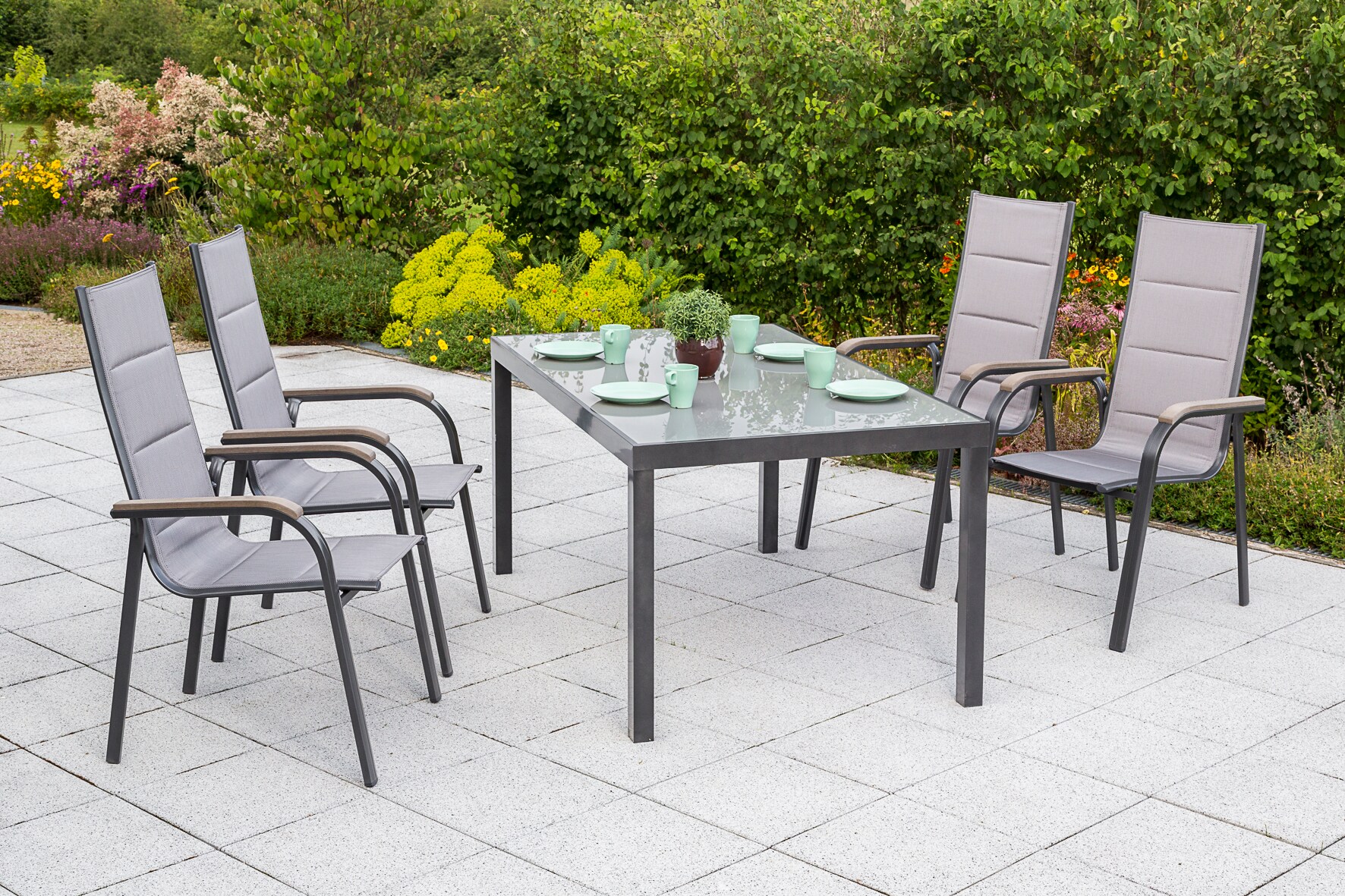 Merxx Trivero Set 5tlg. Tisch 150x90 cm - Bild 1