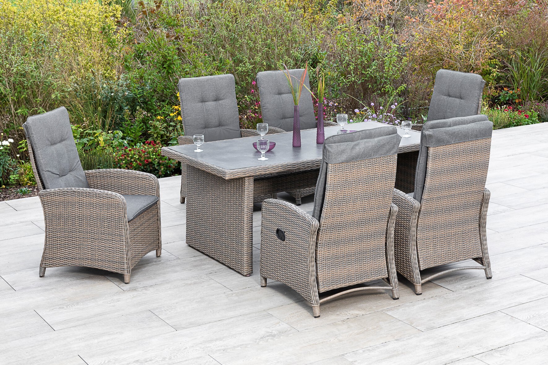 Merxx Atrani Set 7tlg. Digitaldrucktisch - Bild 1