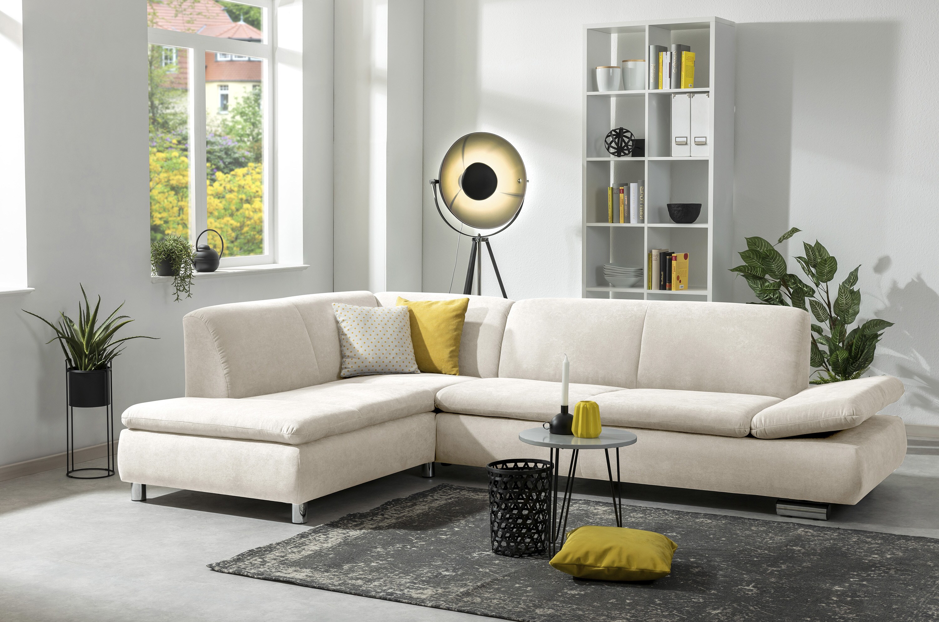 Max Winzer Terrence Ecksofa links mit Sofa 2,5-Sitzer rechts beige - Bild 1