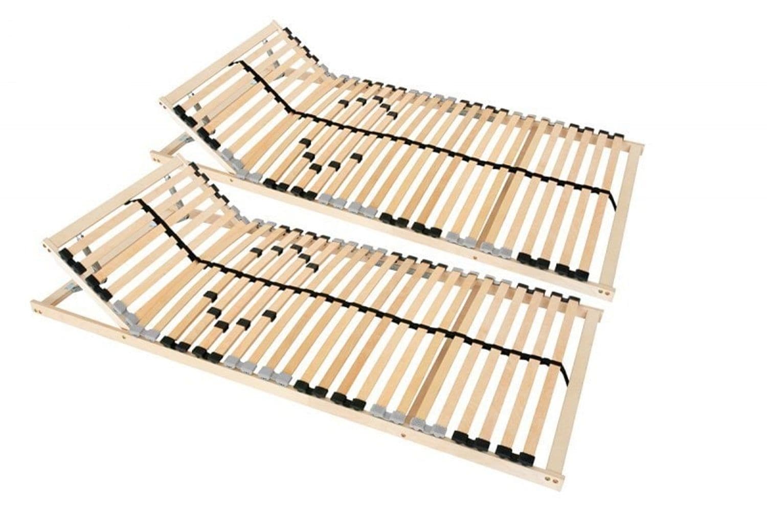 Coemo 2 x Lattenrost ERGO 80x200 cm 7-Zonen verstellbar Partner-Set - Bild 1