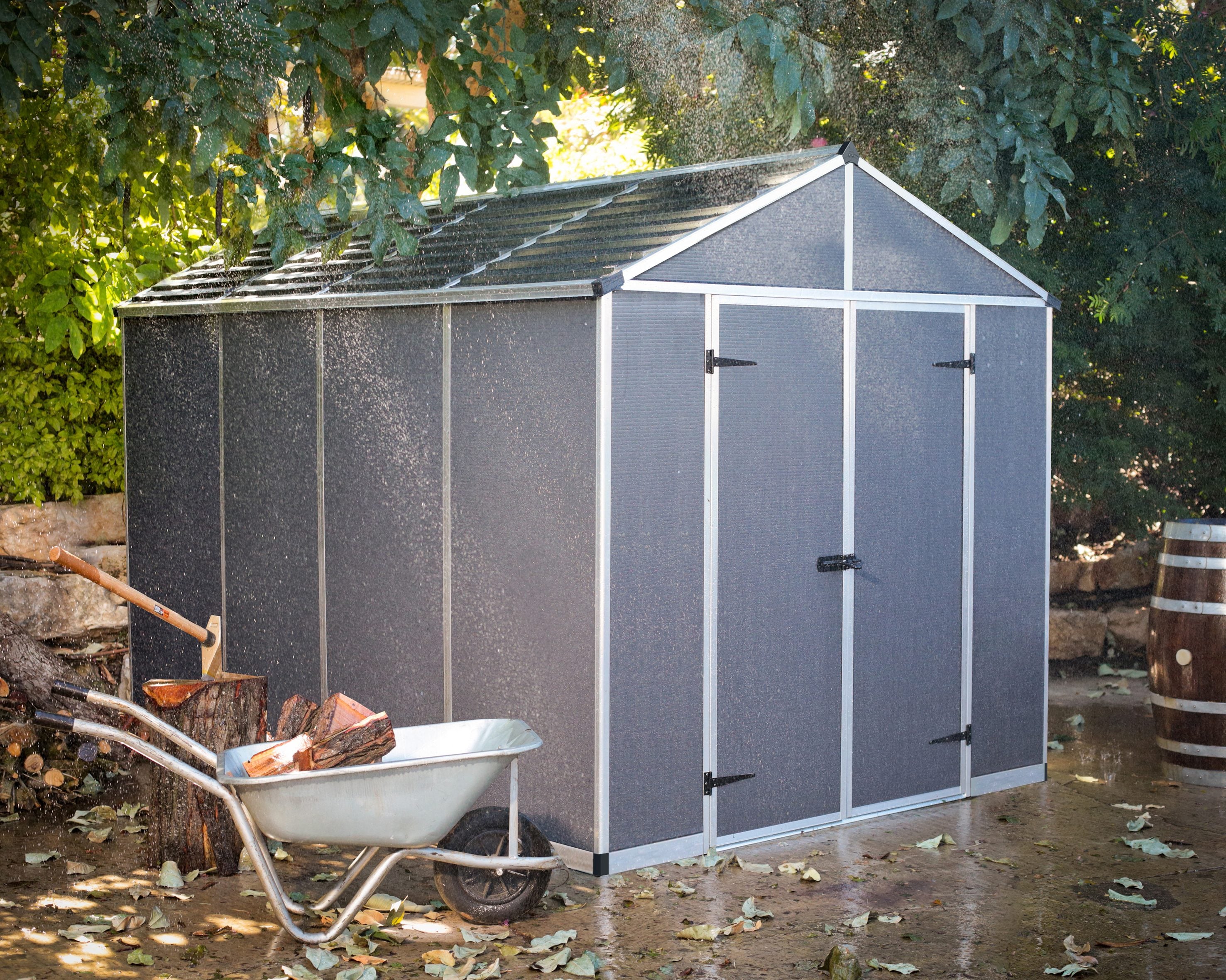 Canopia Rubicon Ger&auml;tehaus, anthrazit 302x237x235 cm - Bild 1