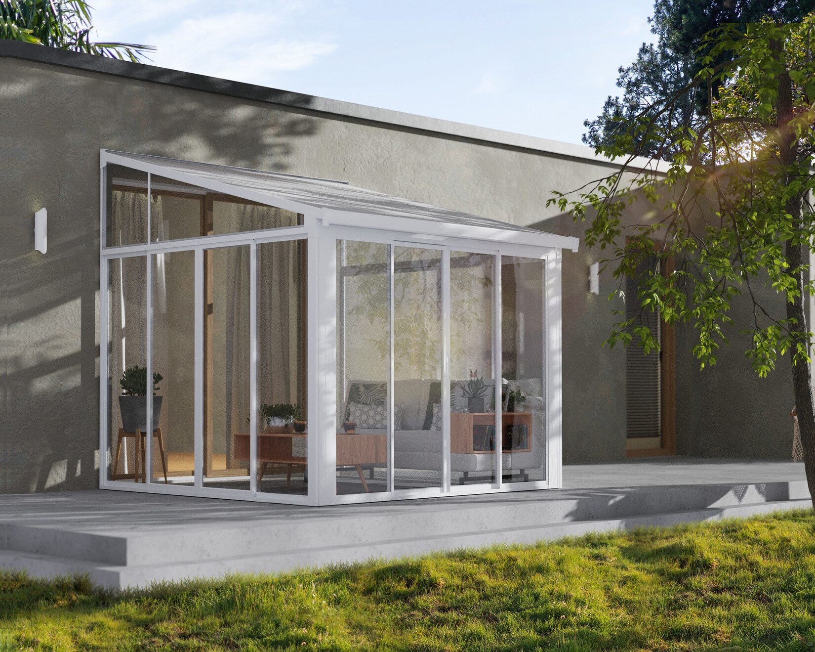 Canopia SanRemo Wintergarten, weiß  in cm  314x294x310 (LxBxH) | 07290108611915