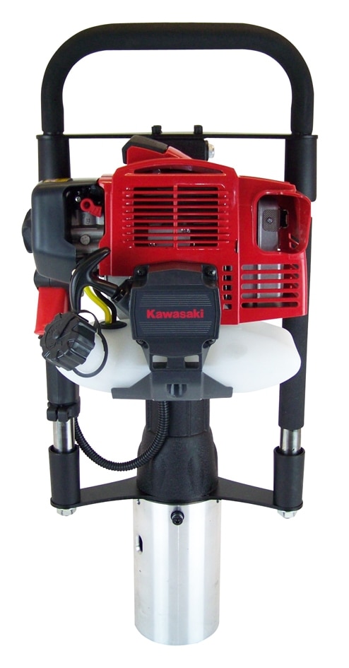 Berger u. Schr&ouml;ter Pfahlramme mit Kawasaki-Motor 1,38 PS - Bild 1