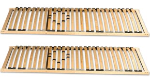 Coemo Partnerset 2x Lattenrost BASIC 80x200cm starr - Bild 1