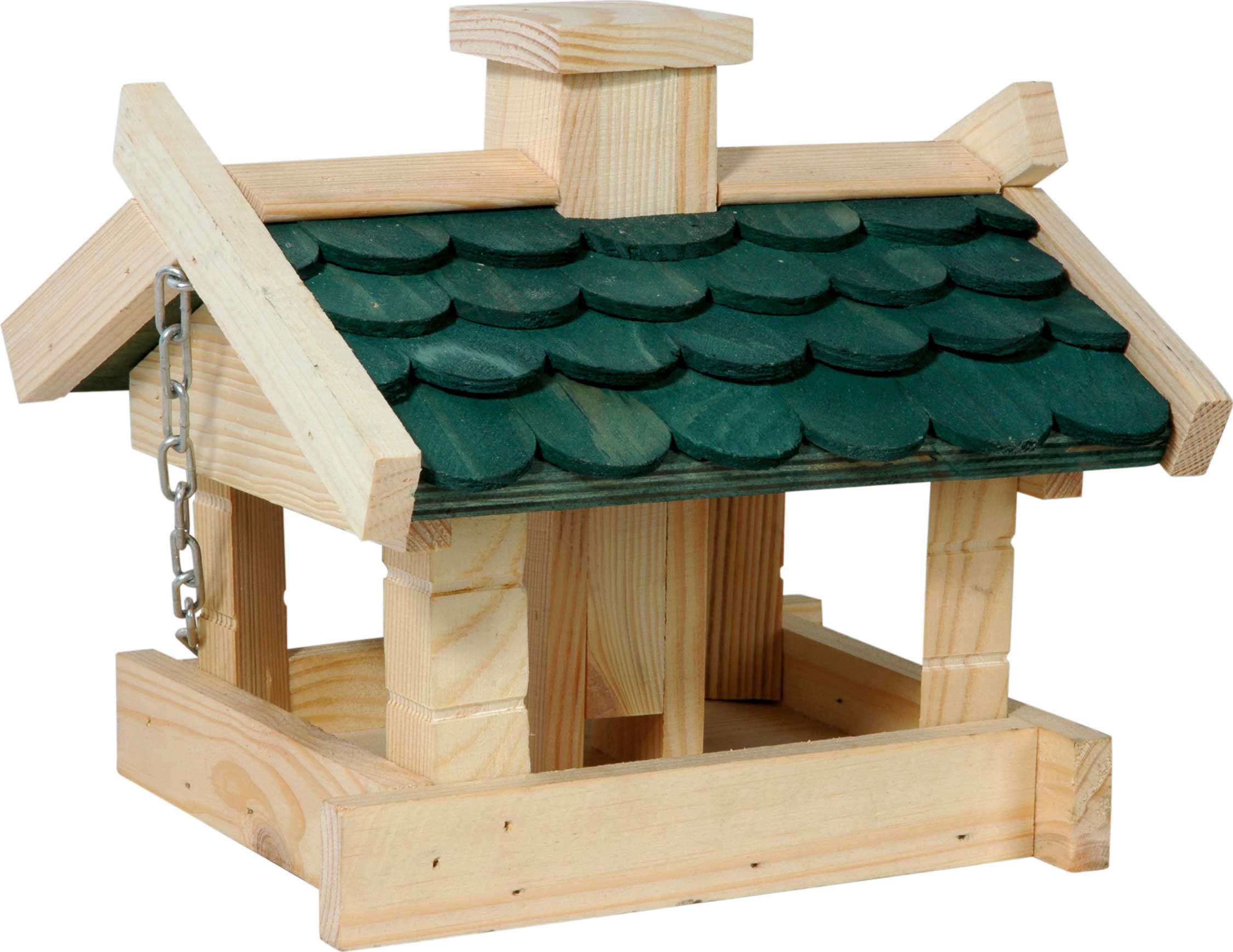dobar Vogelfutterhaus mit Schindeldach - Bild 1