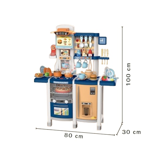 Coemo Kinderk&uuml;che Susi Spielk&uuml;che BLAU mit extra viel Zubeh&ouml;r - Bild 1