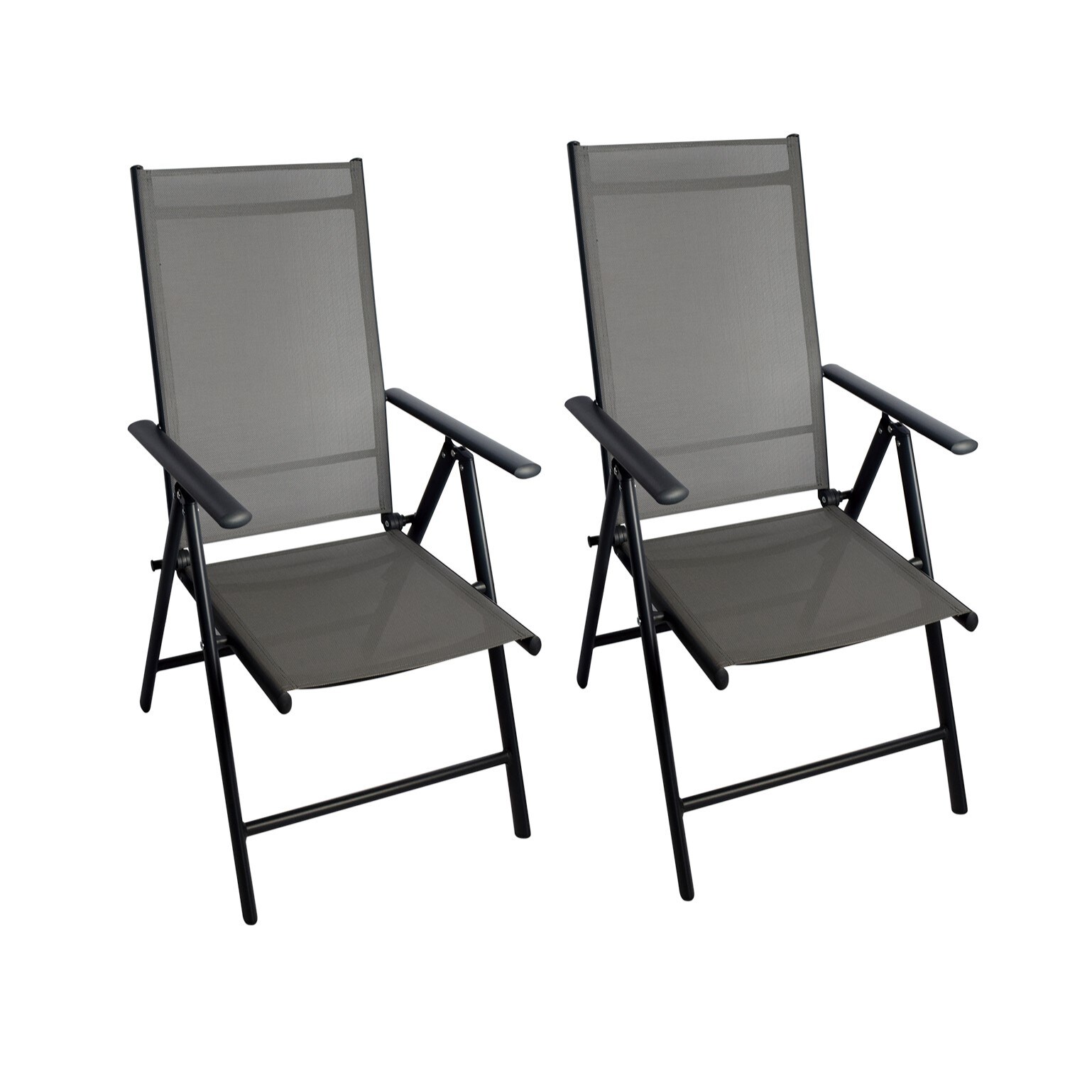 CHILLROI® Klappsessel Aluminium 2er Set Gartenstuhl klappbar Campingstuhl | 04251094811393