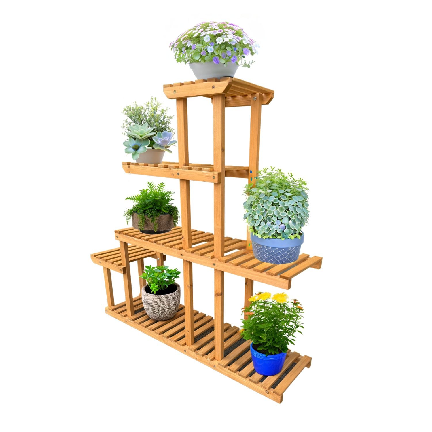 Coemo Blumenregal Lena Pflanzenst&auml;nder mit 5 Ebenen Blumenst&auml;nder Pflanzenregal - Bild 1