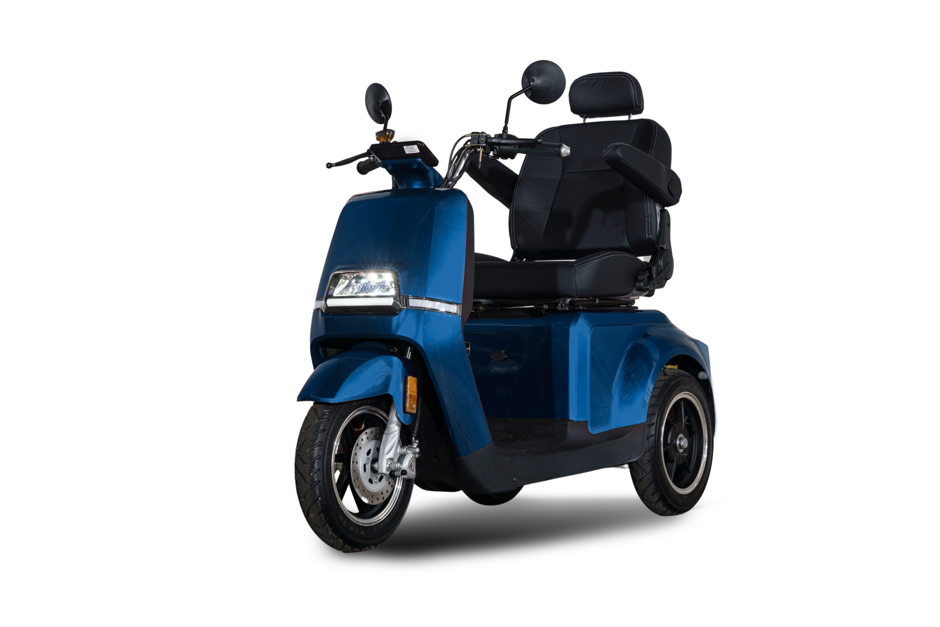 Stormborn R5 Elektro-Dreiradroller 25 km/h - rot - mit Dach - Bild 1