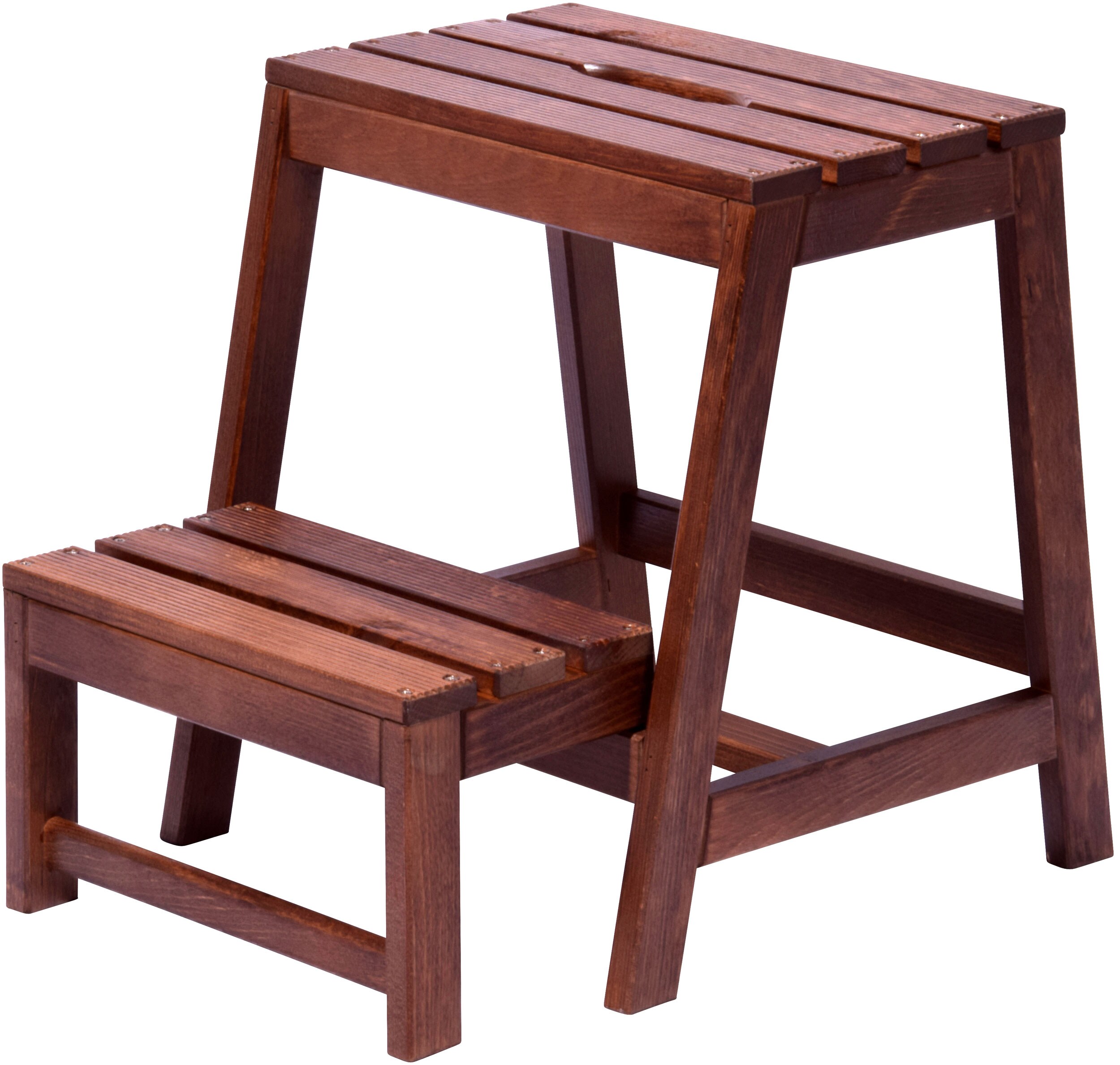 dobar Multifunktions-Hocker, dunkelbraun - Bild 1