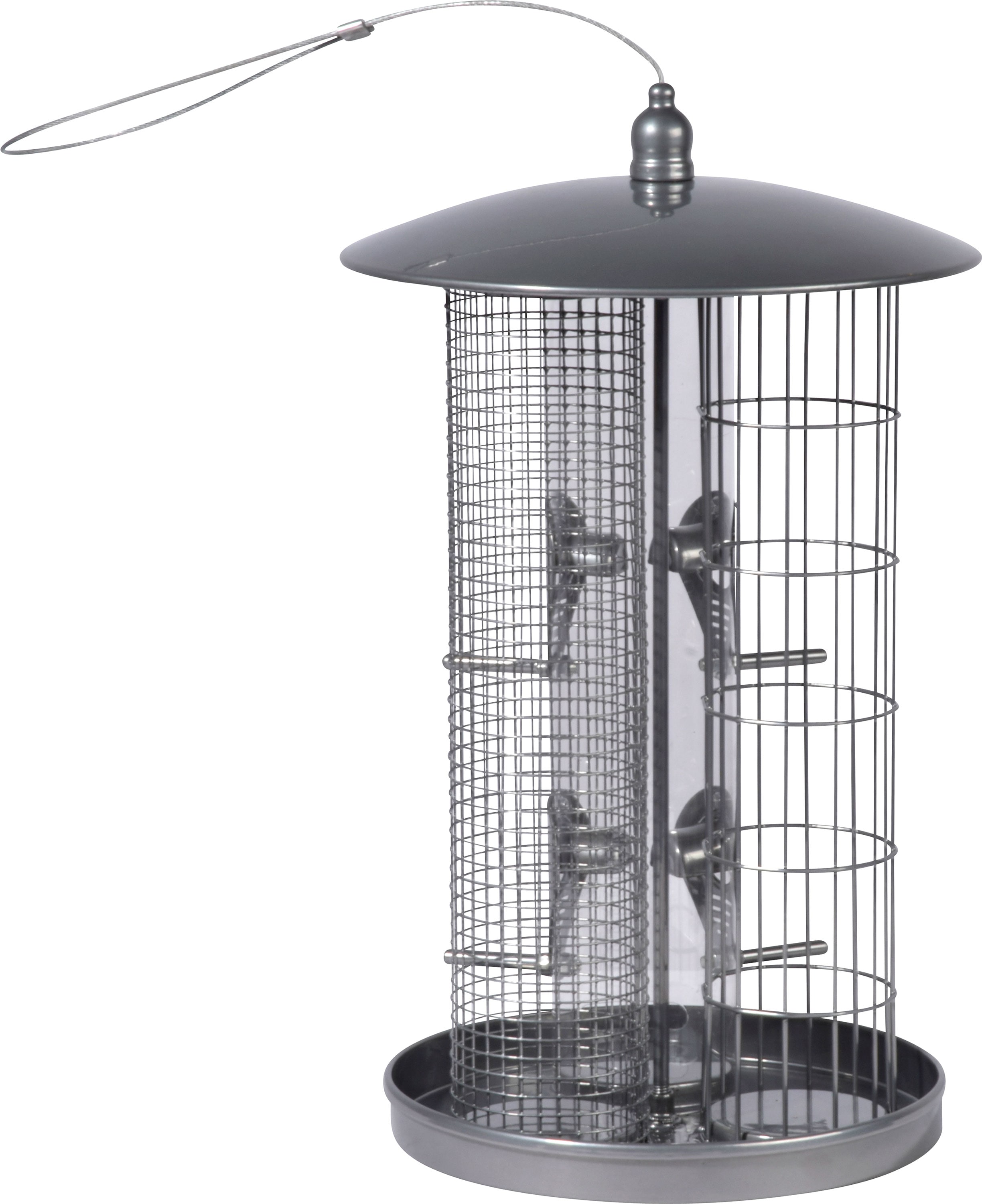 dobar 3-Kammer Futterspender aus Metall - Bild 1