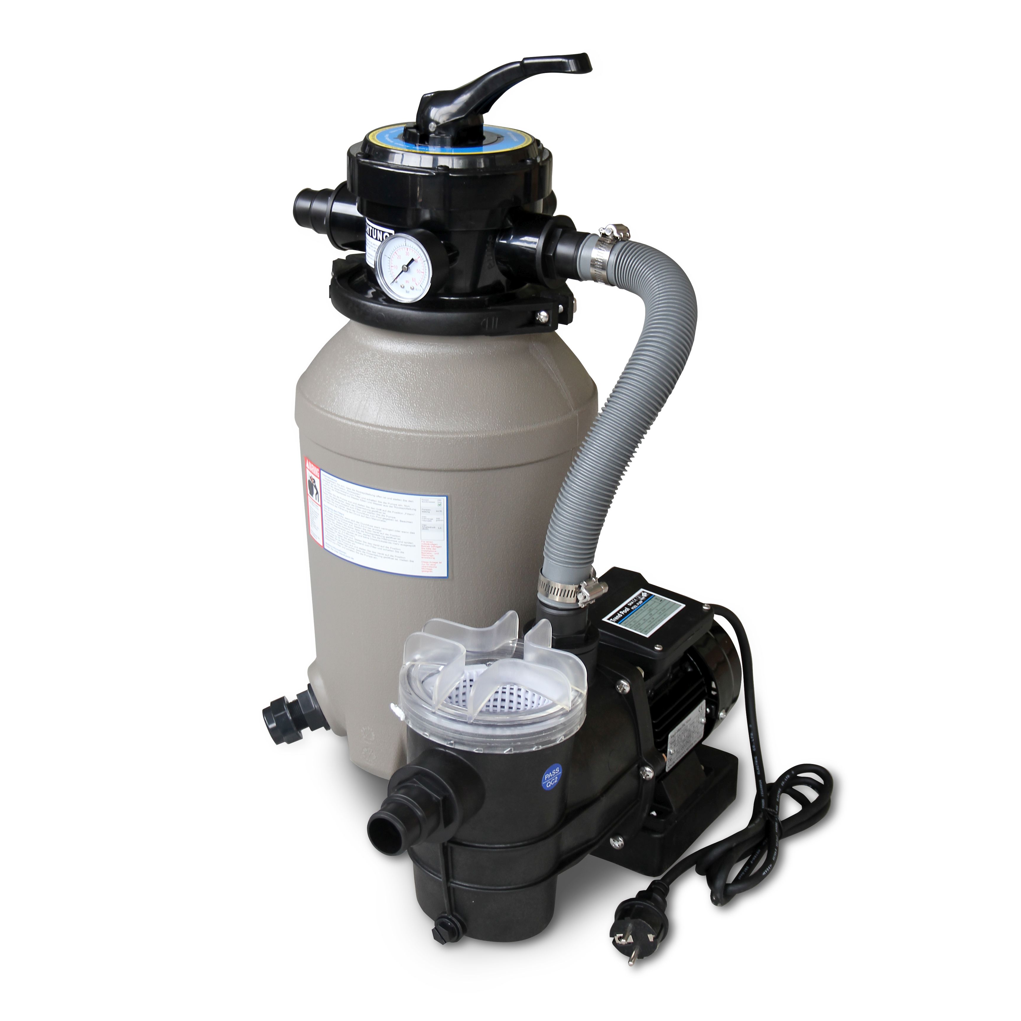 Karibu Poolfilteranlage 6,5m3 bestehend aus Sandfilter, Pumpe - Bild 1