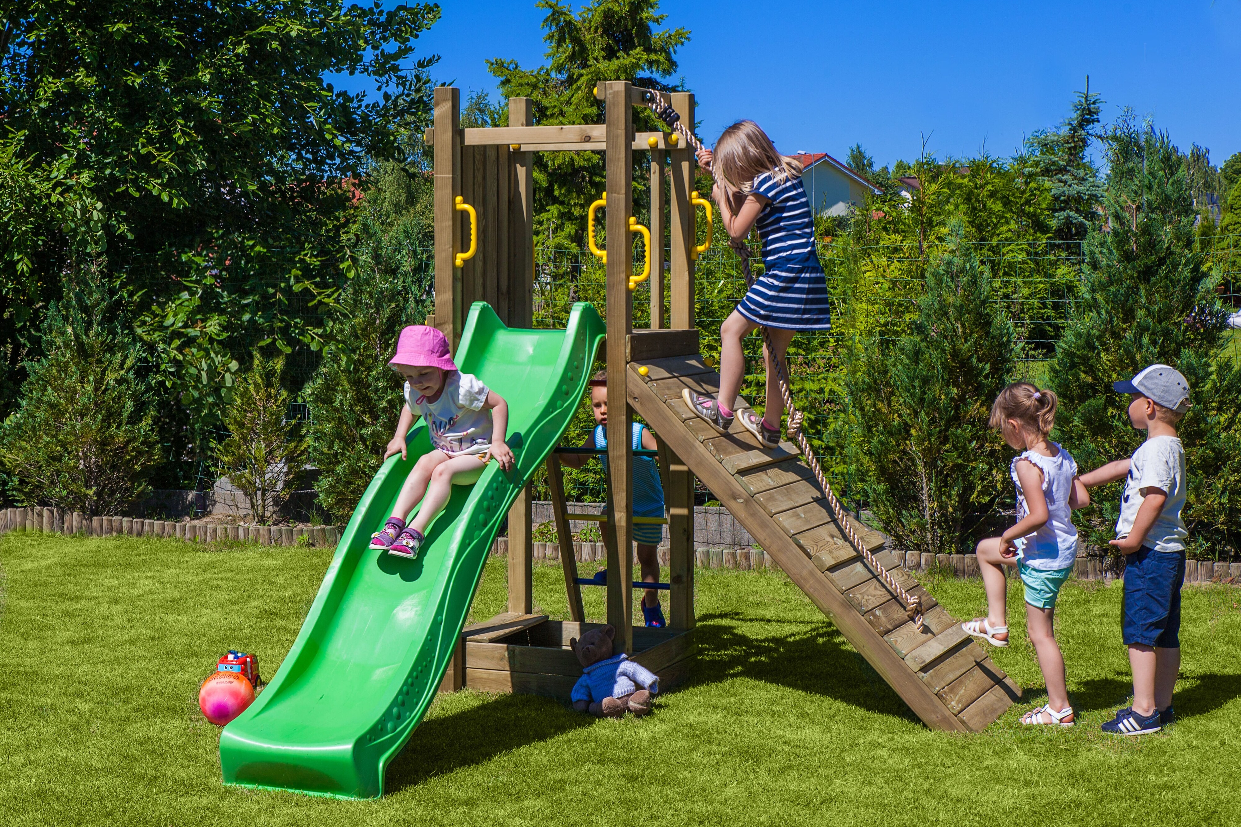 FUNGOO Spielturm Kletterger&uuml;st FUNNY3 Light - Bild 1