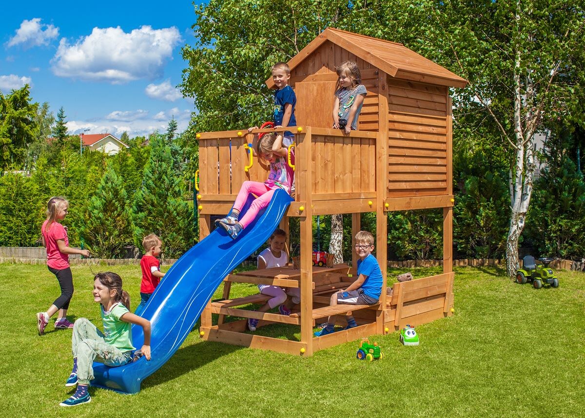 FUNGOO Spielturm Klettergerüst My_HOUSE in versch. Ausführungen | 05902730330103