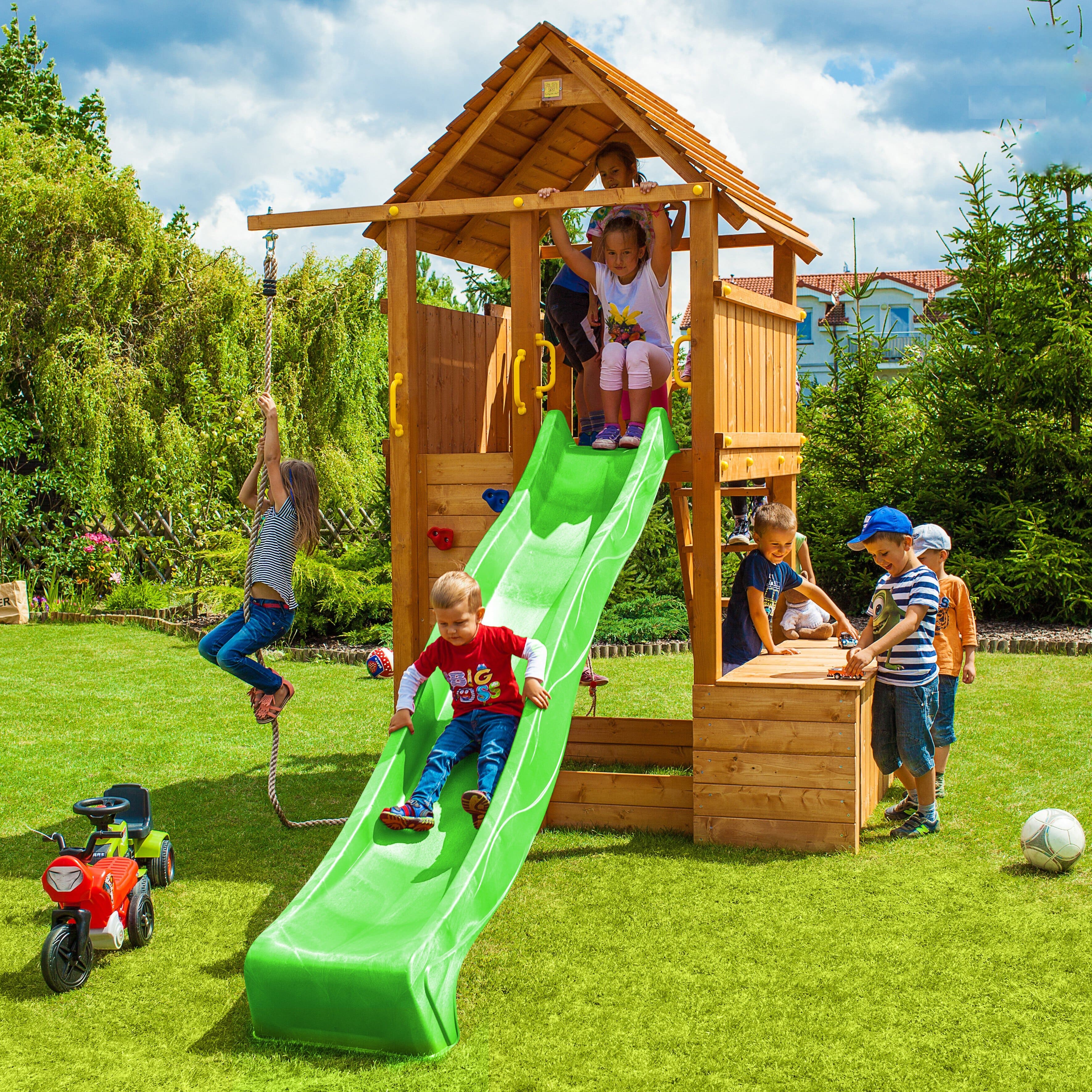 FUNGOO Spielturm Kletterger&uuml;st FORTRESS Toybox - Bild 1