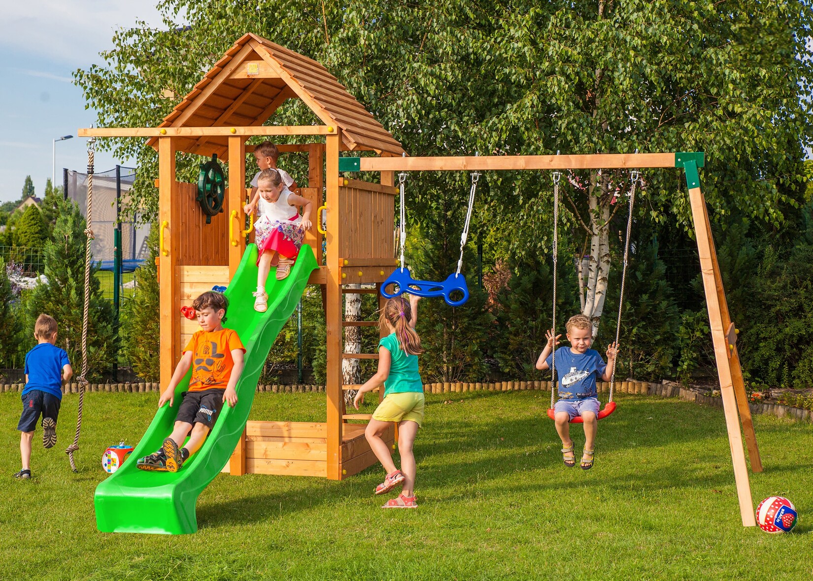 FUNGOO Spielturm Klettergerüst FORTRESS Move+ | 05902730330073